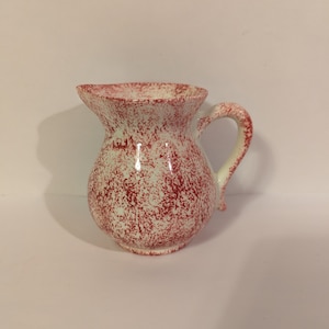 Pennsbury Pottery Red Spongeware Creamer
