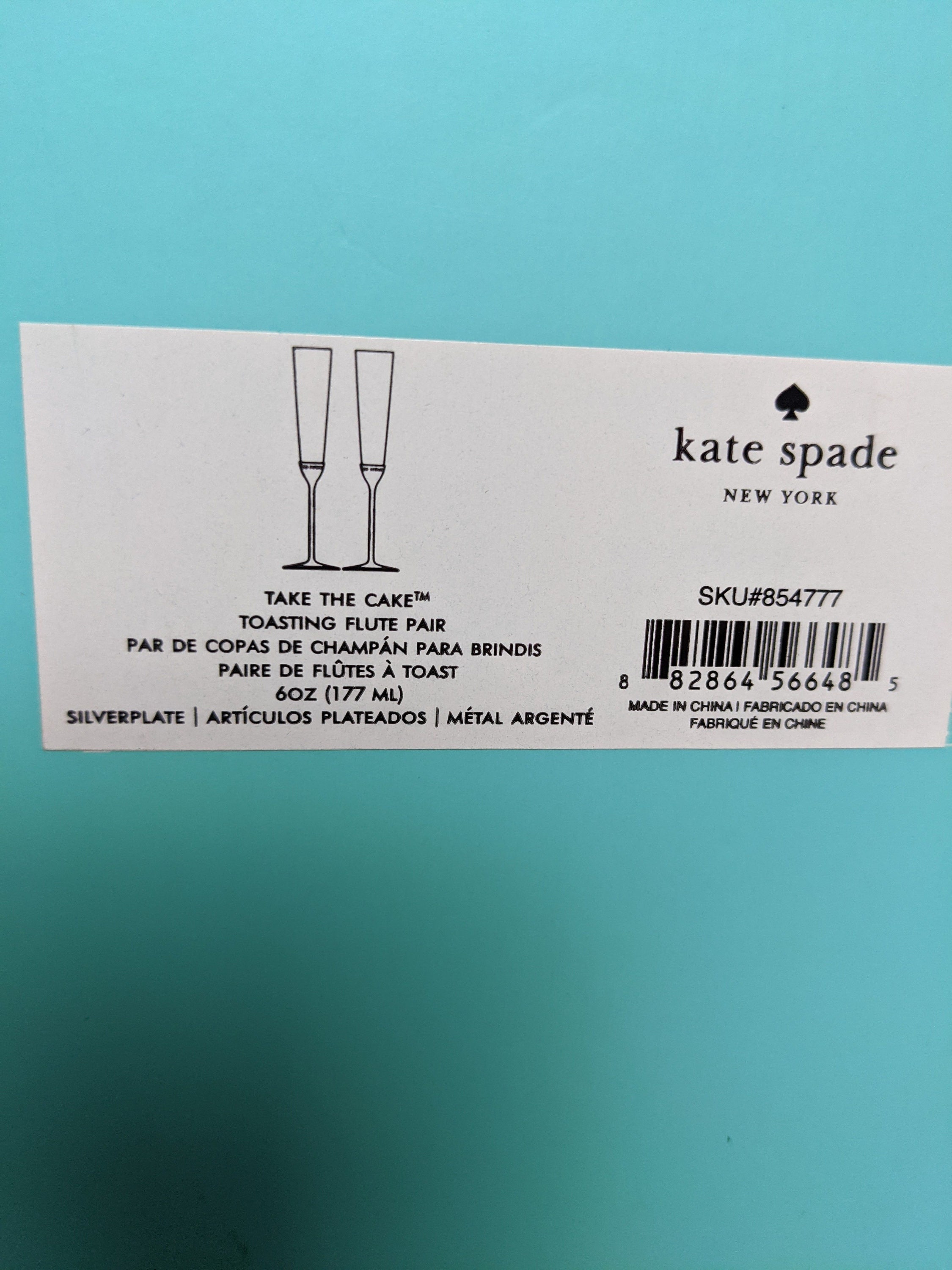 Kate Spade Champagne Flutes to Have & to Etsy