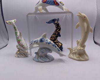 Lenox Dolphins - Retired Vintage