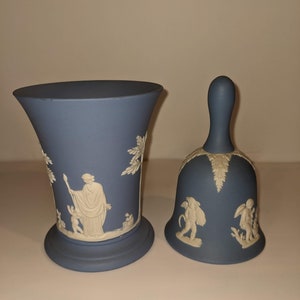 Wedgwood Jasperware - Vase and Bell