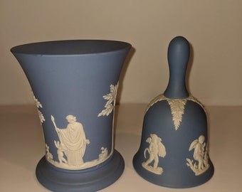 Wedgwood Jasperware - Vase and Bell
