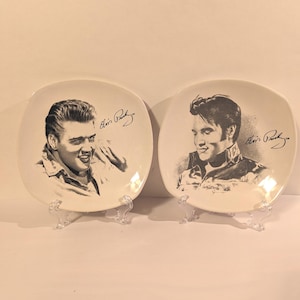 Elvis Presley - Pair of Collectible Plates