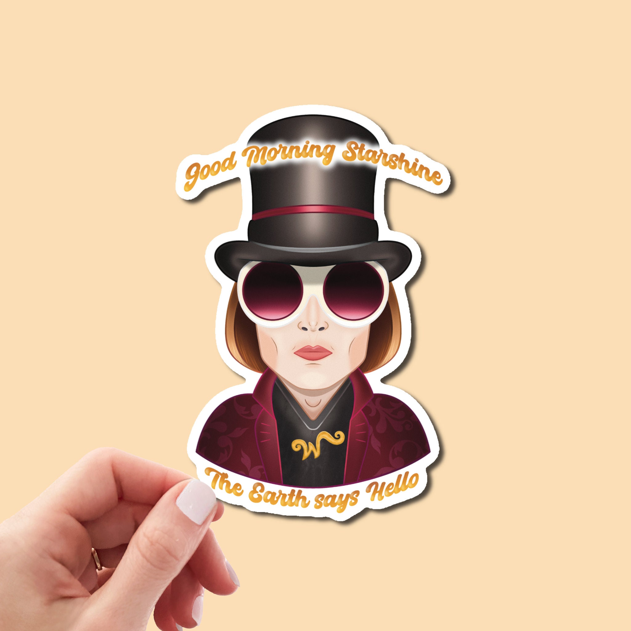 Good Morning Starshine Sticker Charlie And The Chocolate - Etsy Uk