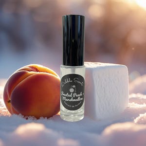 Inspo Winter Peach Marshmallow - Dabble Scents Frosted Peach Marshmallow Parfum