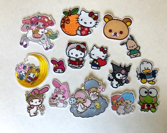 Sanrio 2020 Embroidery Applique Patch Hello Kitty Pompompurin Patty /& Jimmy