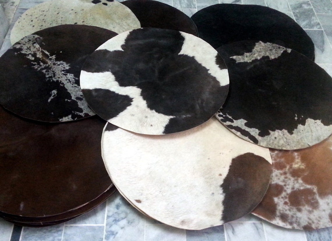 10Pieces Lot of Cow Animal Skins with Hair Size 18 to 54 Inch Etsy