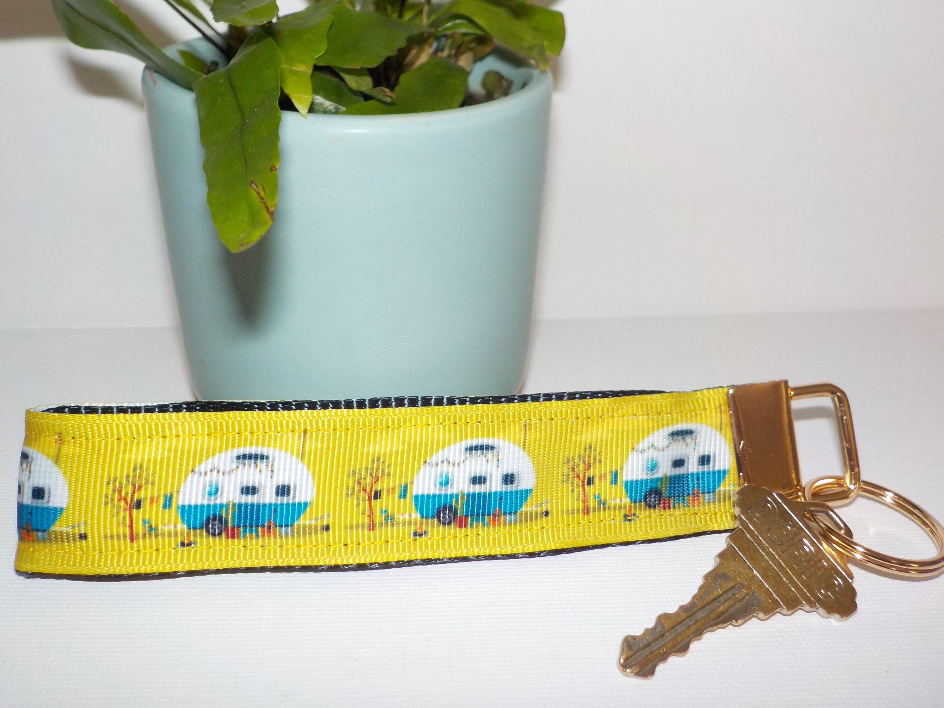 Caravan Key Wristlet. Wrist Strap Key Holder. Hands Free Key Etsy