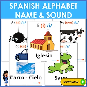 Spanish Alphabet- name and sound