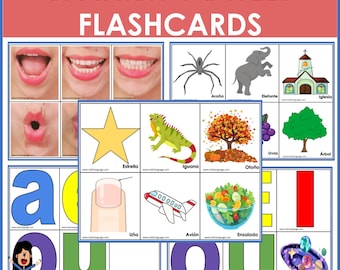 Spanish Vowels Flashcards