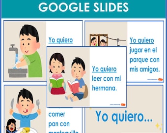 Spanish Google Slides Yo quiero...