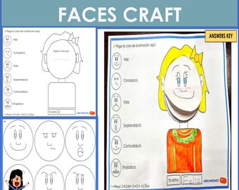 Spanish Faces Emotion Craft