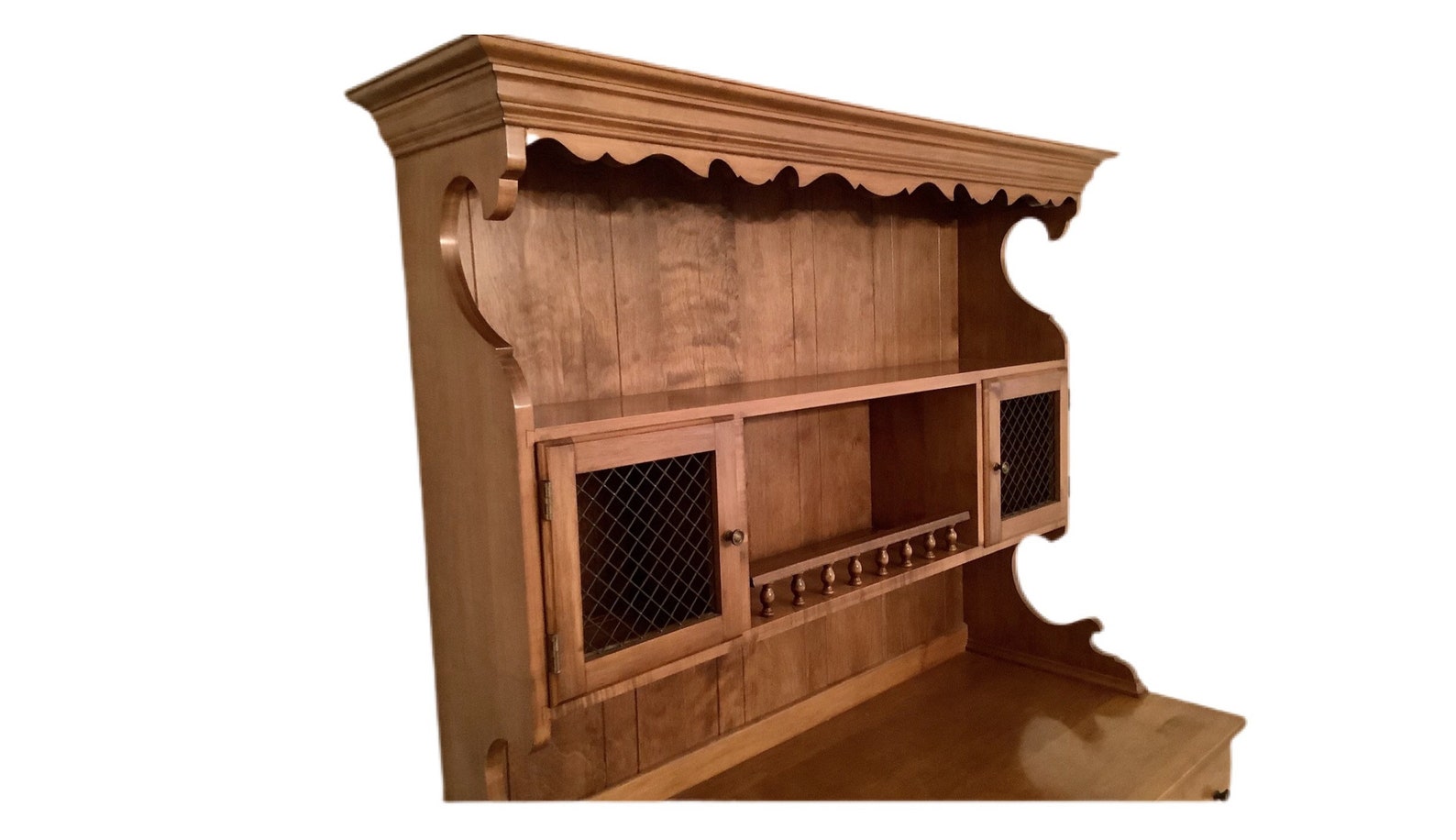 Thomas P Beals Portland Maine Rock Maple Hutch Handcrafted Etsy