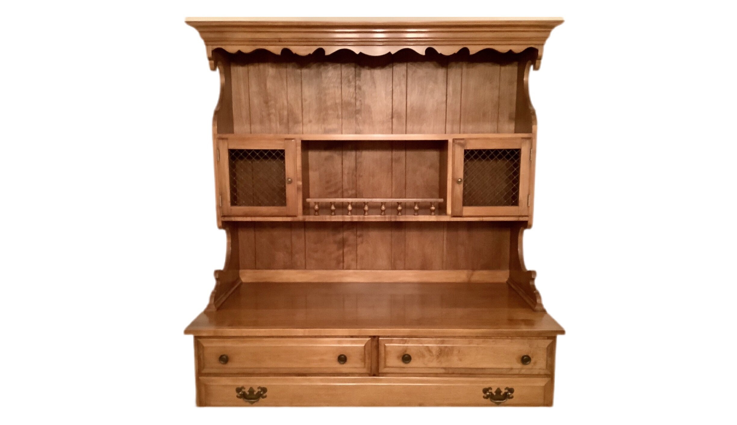 Thomas P Beals Portland Maine Rock Maple Hutch Handcrafted Etsy