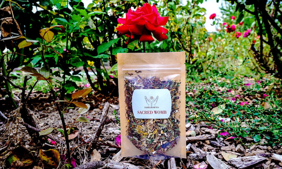 Organic Sacred Womb Herbal Tea candida Overgrowth Reduces Etsy