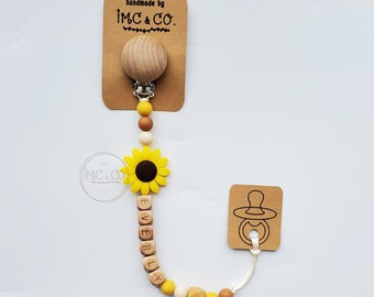 sunflower pacifier