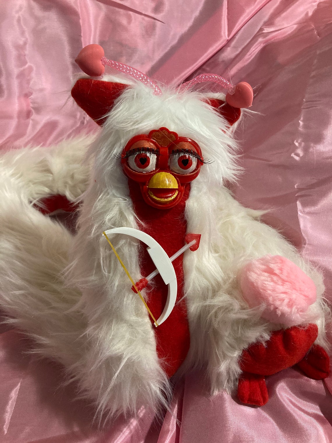 Valentines Day Long Furby w/spine | Etsy