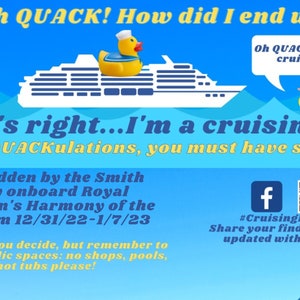 Cruising Duck Tag - Sailing