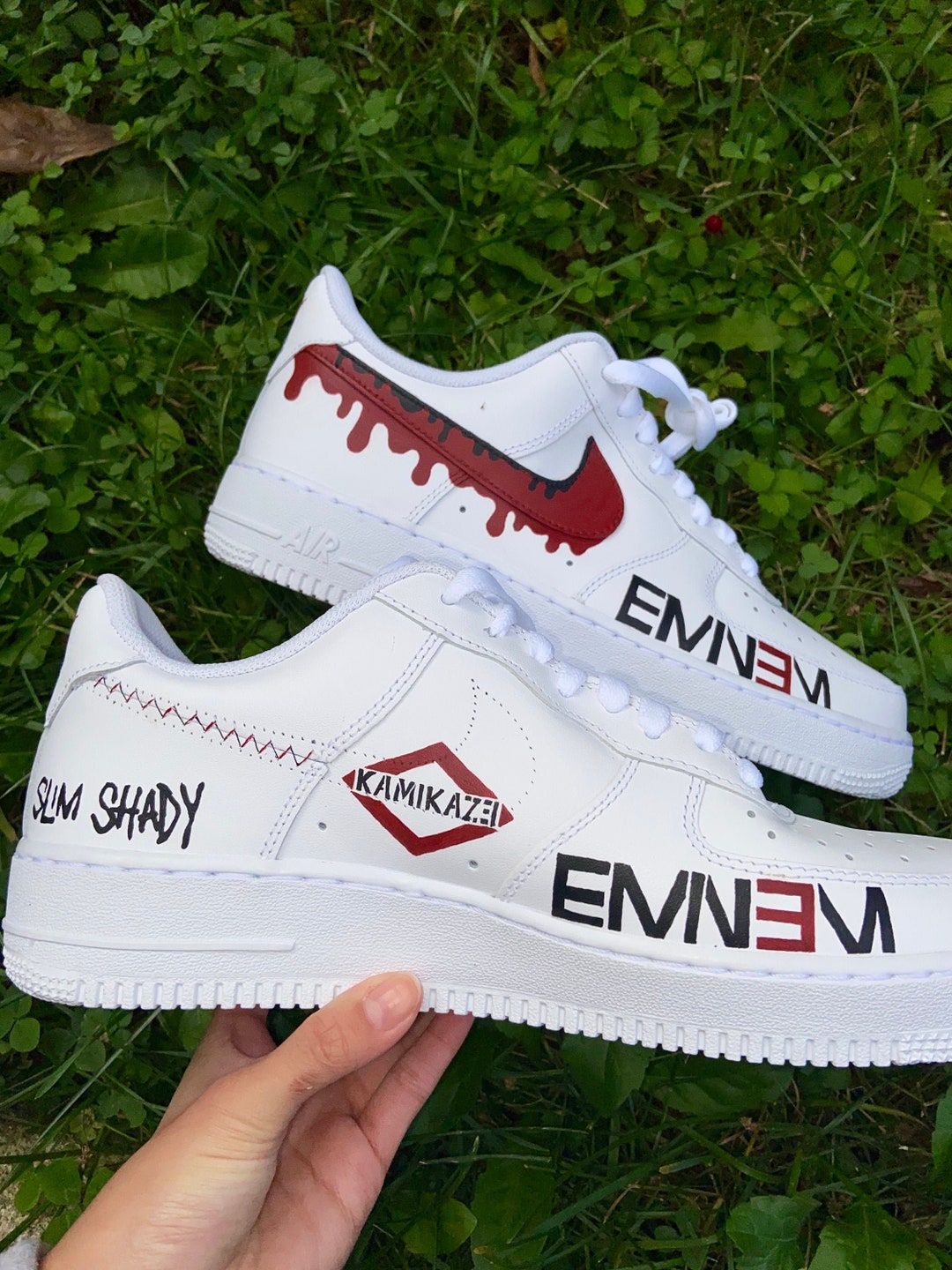 Eminem Custom Air Force 1 - Etsy