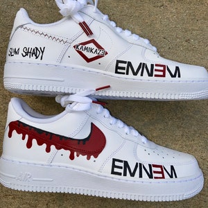 Eminem Custom Air Force 1 - Etsy