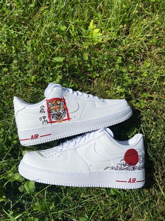 custom air force 1 tiger