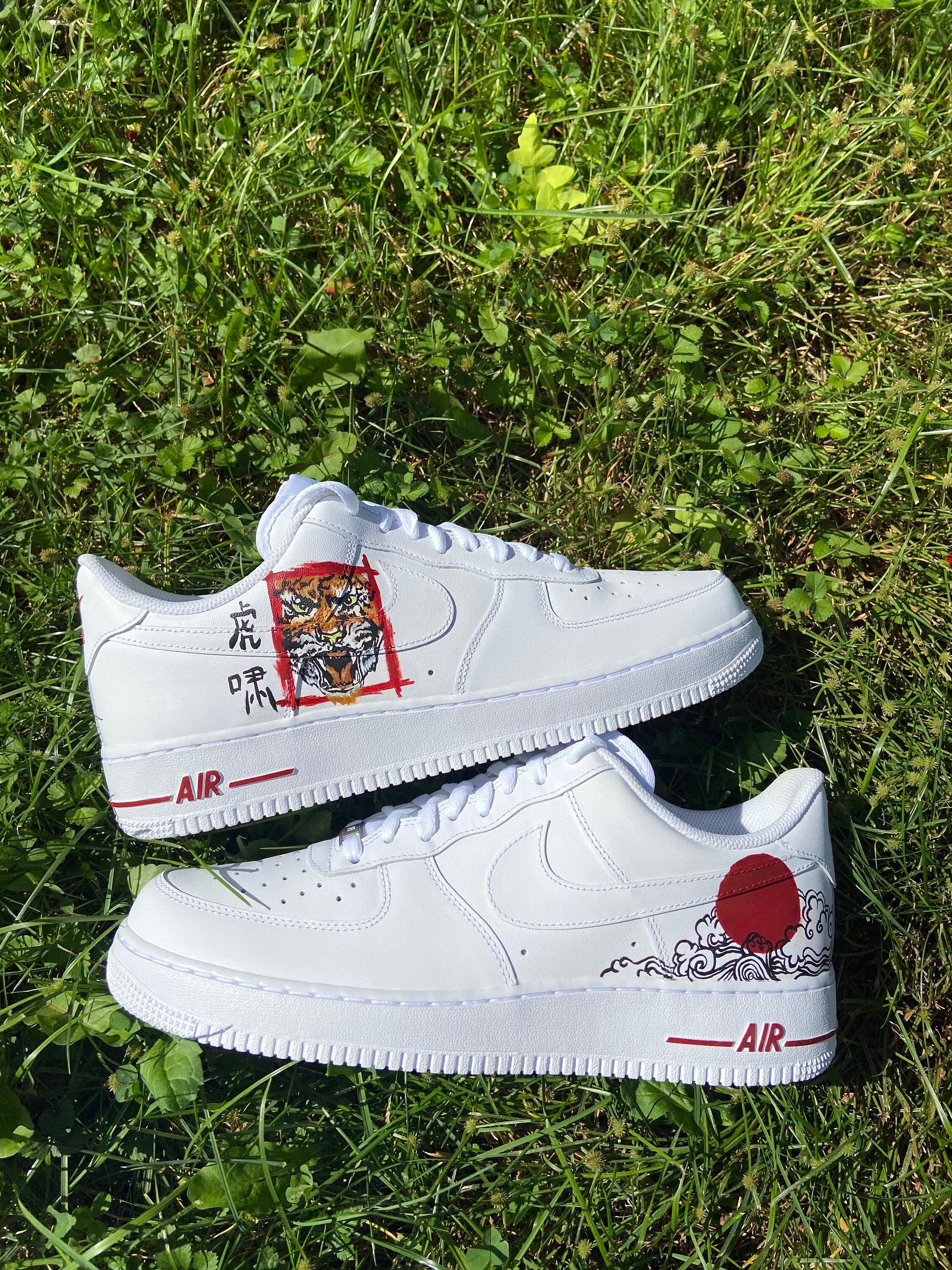 Chinese Style Tiger Air Force 1s - Etsy 
