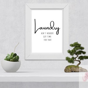 Laundry Room Printable Set of 2 Wall Art Laundry Decor - Etsy