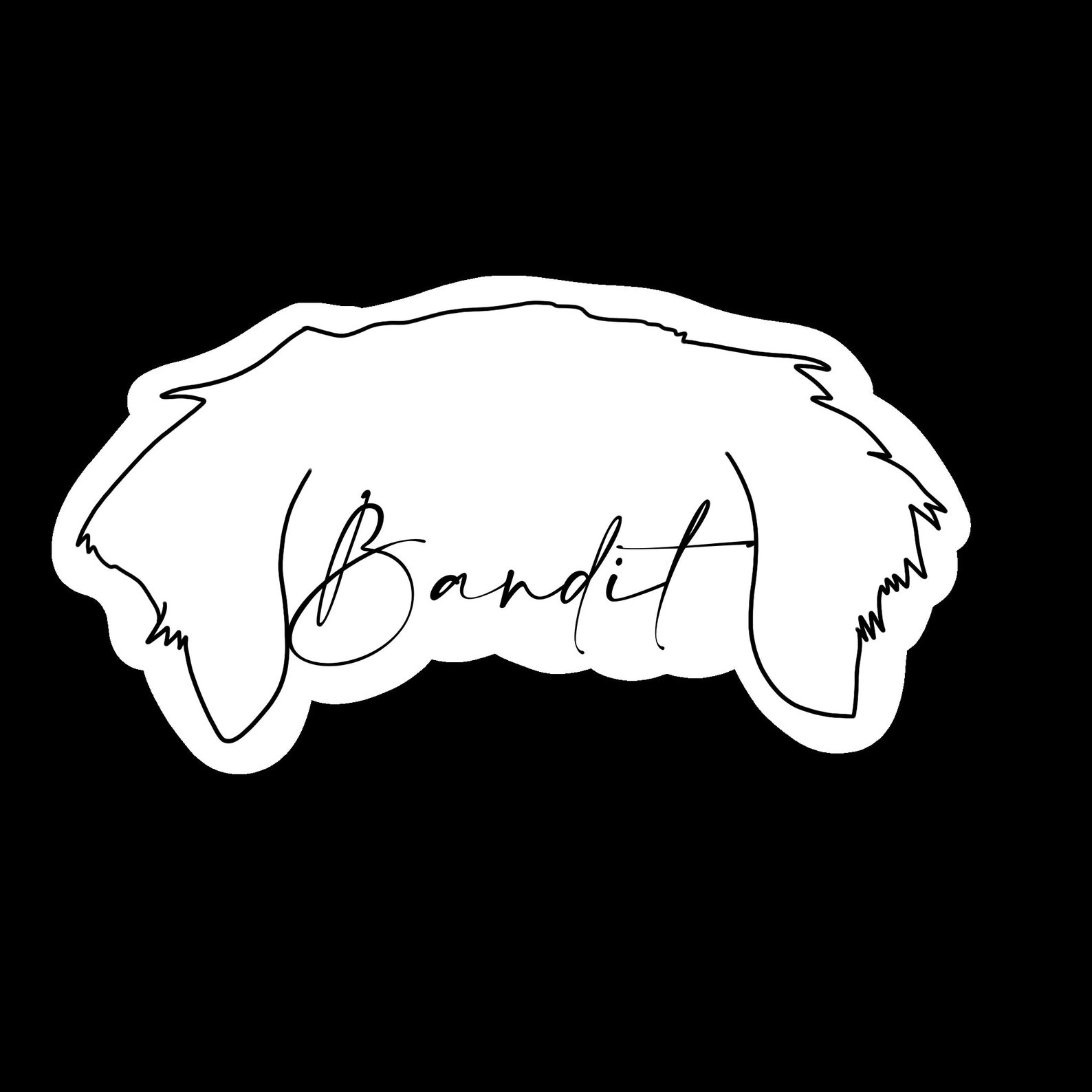 Custom Pet Ear Stickers Animal Lovers Dog Stickers Dog Mom Etsy