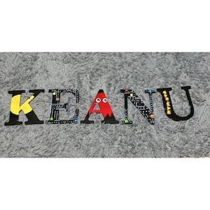 PAC-Man Theme Letters