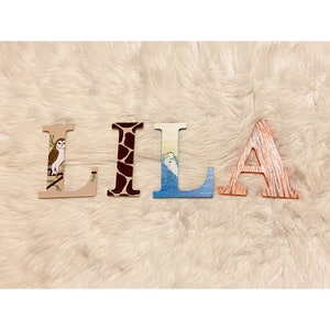Safari Nursery Hand Painted Decor