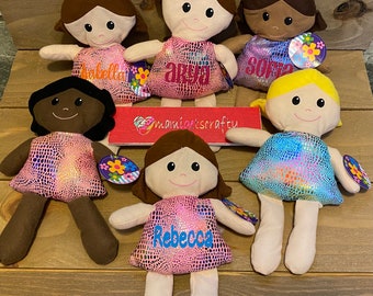 Personalized Doll | Baby Doll | Girls Gifts | Personalized Plush Doll | Ships Within 3 Days!