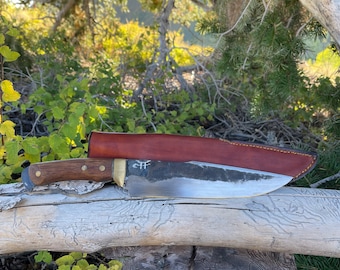 Custom Hand-Forged Hunting/Camp Knife