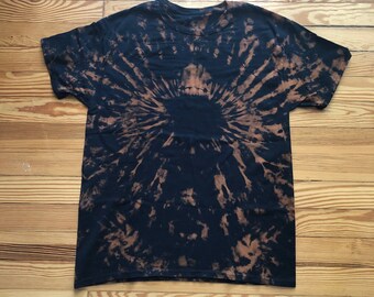 Fruit of the Loom Bleached Tie Dye Shirt Medium