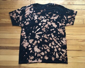 Fruit of the Loom Bleached Tie Dye Shirt Large