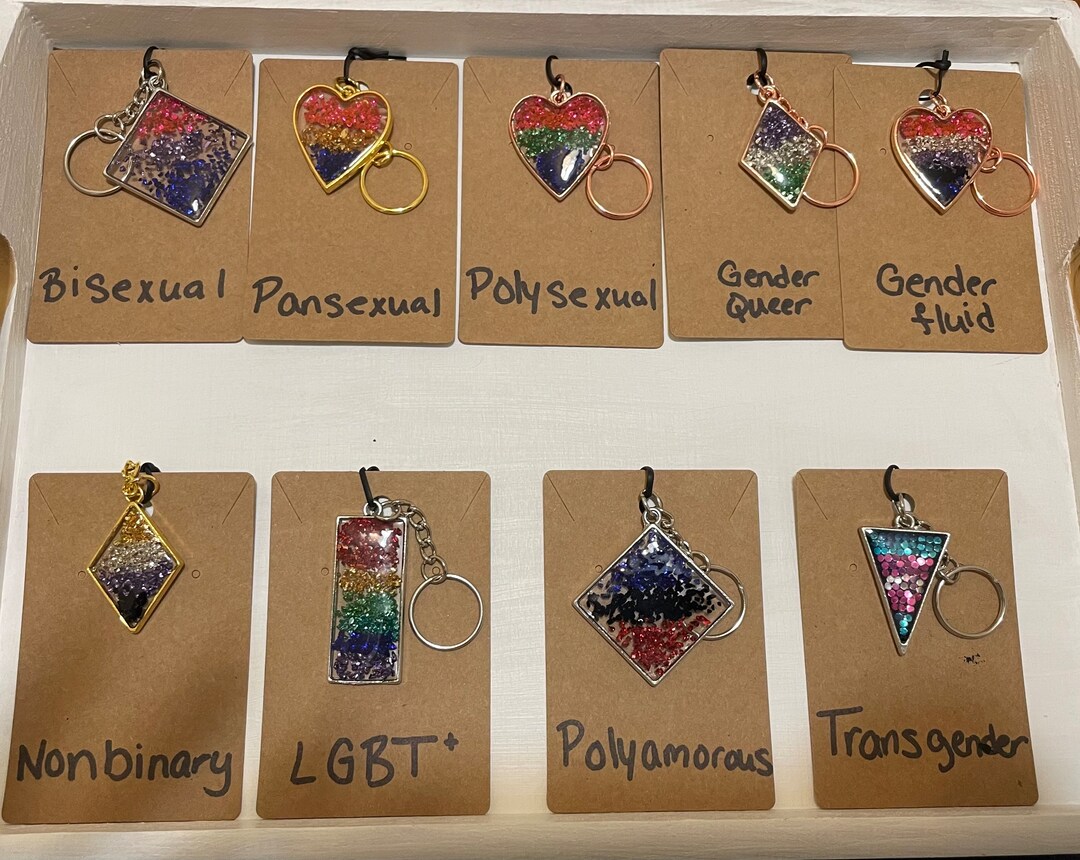 Alpha Keychains String Pride Pride Keychains - Etsy