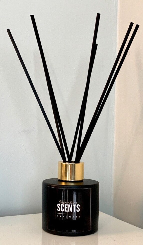 Oud Wood Reed Diffuser 100ml Gold or Silver Cap Reed Sticks - Etsy