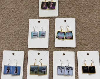 Custom Album Cover Earrings