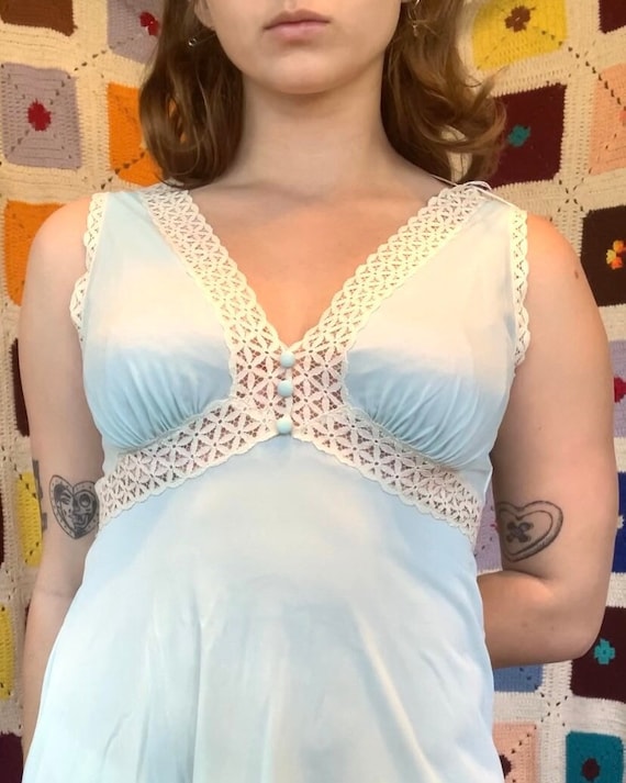 Baby Blue Slip Dress