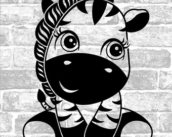 Download Baby Zebra Svg Etsy