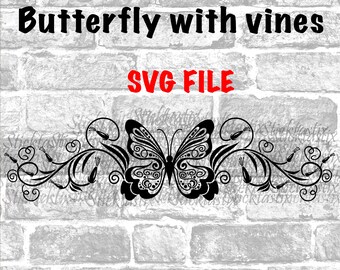 Free Free 291 Butterfly Vine Svg SVG PNG EPS DXF File
