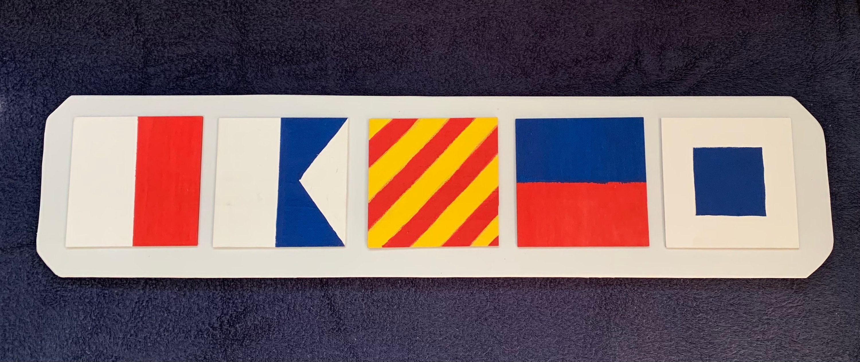 Nautical Flag Sign Custom Made Etsy