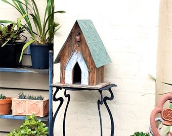 Handcrafted Rustic Birdhouse