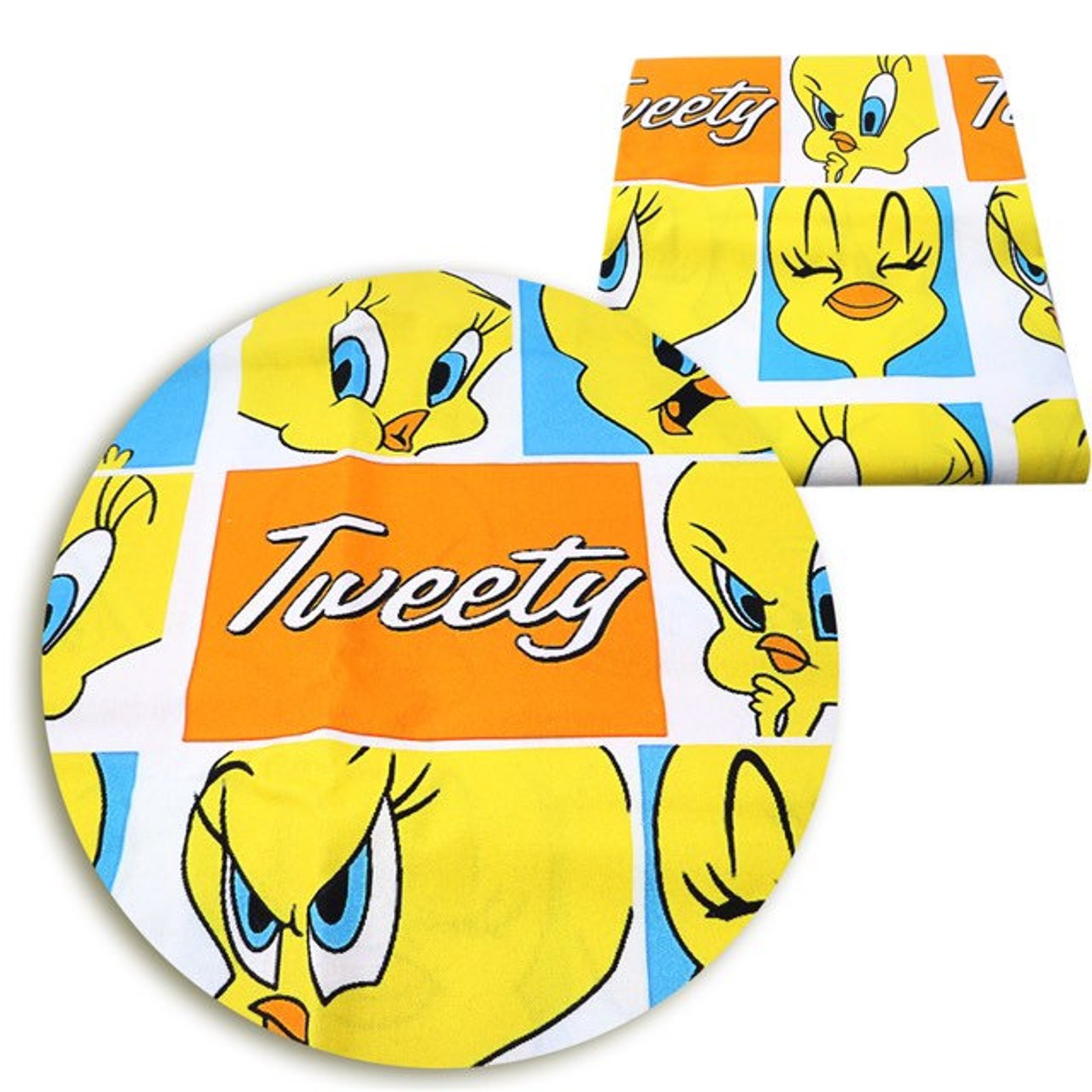 Tweety Bird Fabric Half A Yard 100% Cotton Fabric Cotton | Etsy