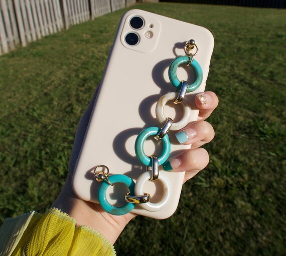 Chain Iphone Case/ Keychain Phone Case/ Wrist Chain Case/ Etsy