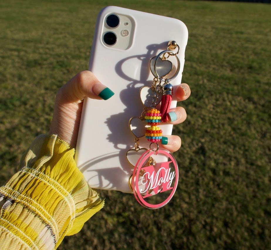 Chain IPhone Case/ Customized Keychain Phone Case/ Wrist Chain Etsy