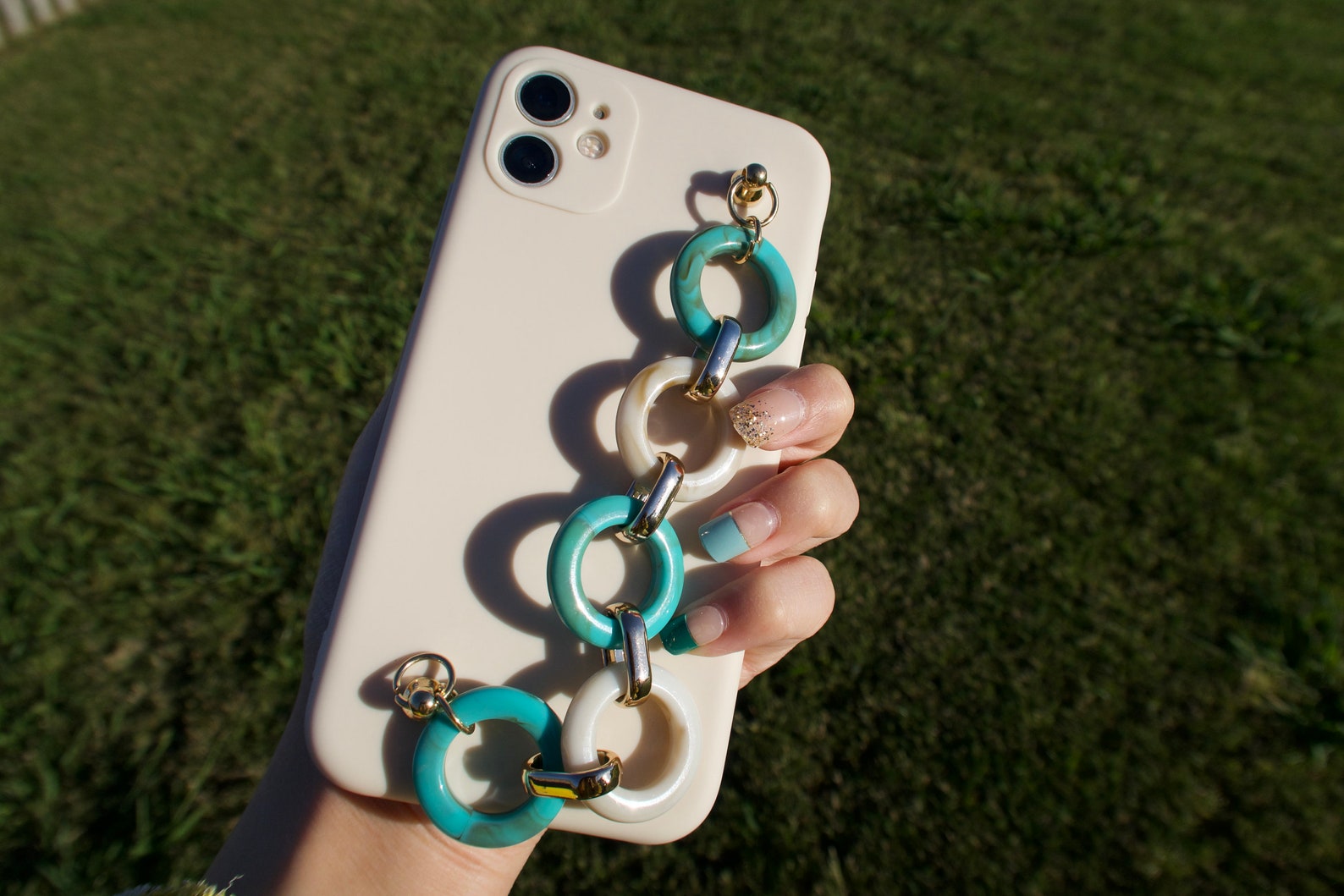 Chain IPhone Case/ Keychain Phone Case/ Wrist Chain Case/ Etsy