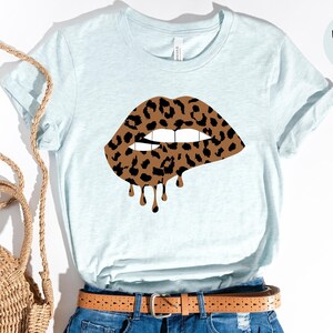 Cheetah Lips Womens Valentines Day 