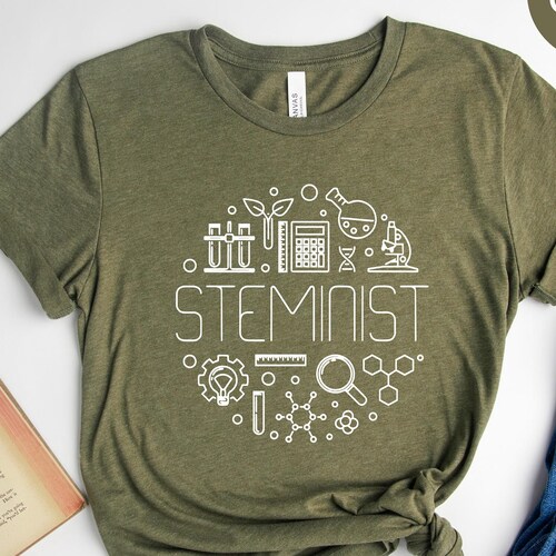 Stem Girls Will Save the World Steminist Science T-Shirt