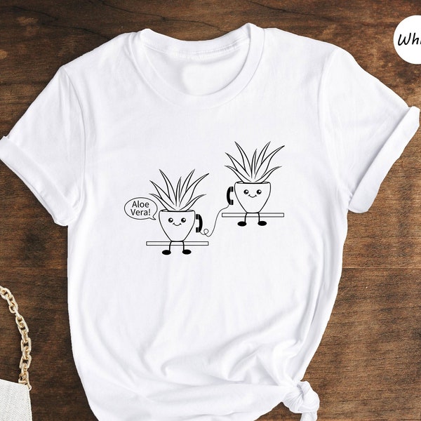 Funny Aloe Vera Shirt, Gardening Shirt, Plant Mom Gift, Garden Tee, Cute Plant Shirt, Gardening Gift, Just One More Plant Shirt