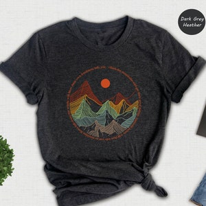 Mountains Outdoor Shirt, Hiking Shirt, Adventure T-Shirt, Vacation Shirt, Wanderlust Explore More Tee, Travel Shirt, Forest Shirt image 1