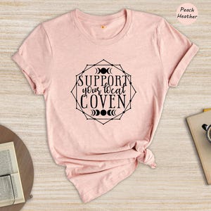 Support Your Local Coven T-Shirt: Feminist Witch Rights, Halloween Tee image 6